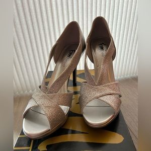Sparkle silver heels